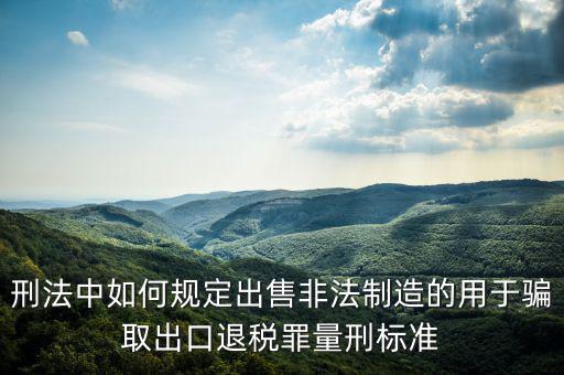 如何騙取出口退稅，請問關于騙取出口退稅罪的認定