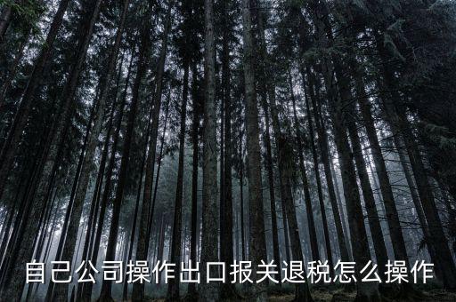 如何根據(jù)報(bào)關(guān)單退稅，報(bào)關(guān)到退稅的流程是怎樣的