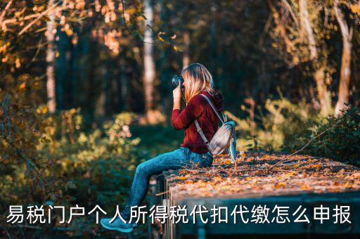 代扣個人所得稅如何申報，易稅門戶個人所得稅代扣代繳怎么申報