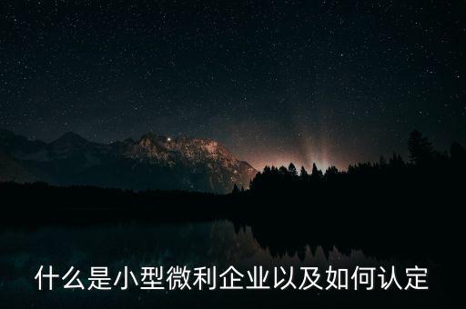 如何申請小微企業(yè)認(rèn)證，怎么申請辦理小微企業(yè)