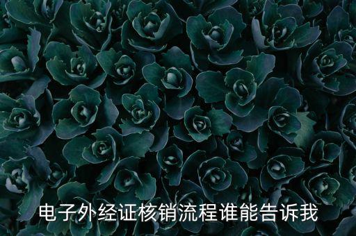 如何核銷外經(jīng)證，對外出經(jīng)營許可證明的核銷有何規(guī)定