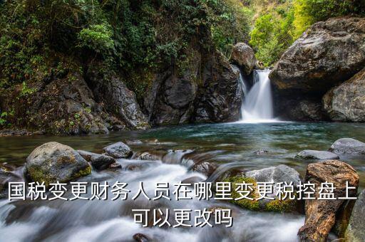 江西國(guó)稅局網(wǎng)上如何更改辦稅員，國(guó)稅變更財(cái)務(wù)人員在哪里變更稅控盤(pán)上可以更改嗎