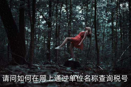 如何通過公司名稱查稅號，知道公司名字怎么查稅號嗎