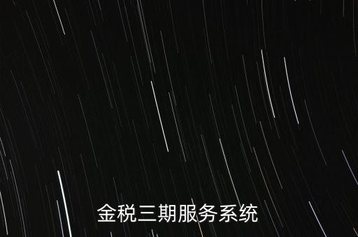 如何編制金稅三期系統(tǒng)查詢手冊，金稅三期服務(wù)系統(tǒng)