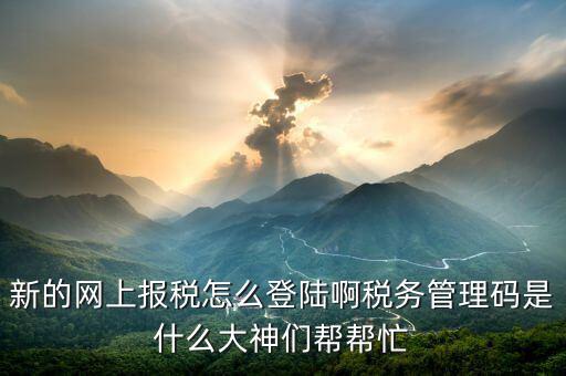 首次申報(bào)如何登陸國(guó)稅申報(bào)系統(tǒng)，首次網(wǎng)上申報(bào)國(guó)稅的流程