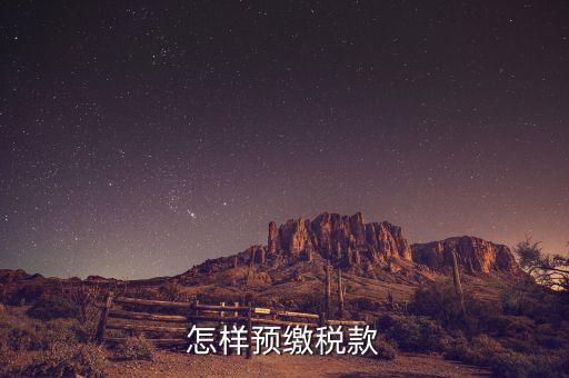 在電子稅務(wù)局網(wǎng)上如何預(yù)繳稅款，具體網(wǎng)上繳納稅款流程