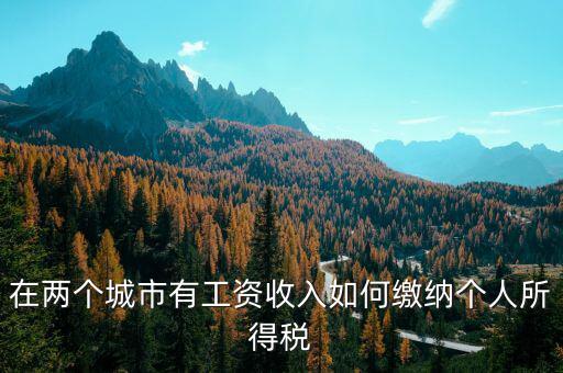 在兩個(gè)地方領(lǐng)工資如何申報(bào)個(gè)稅，一個(gè)人在兩個(gè)地方有收入個(gè)稅如何申報(bào)