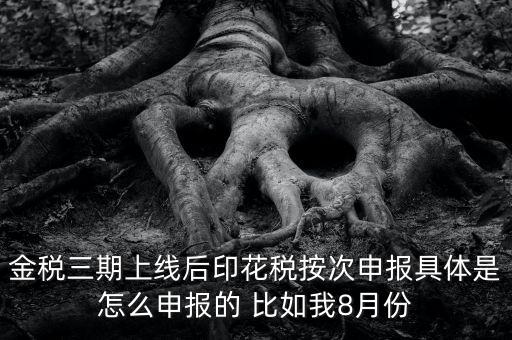 金稅三期如何填報(bào)印花稅表，印花稅申報(bào)報(bào)表要怎么填啊
