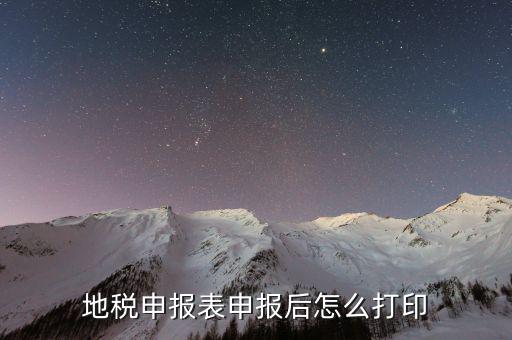地稅局申報如何打印，國稅地稅申報報稅后怎么打印發(fā)票