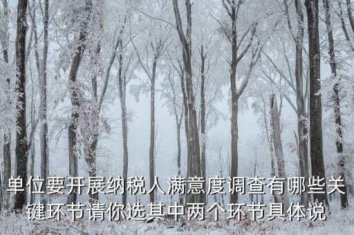 如何開展走訪提升納稅人滿意度，怎么提高納稅人滿意度
