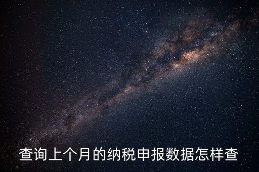 如何查詢湖南個稅申報明細，查詢上個月的納稅申報數(shù)據(jù)怎樣查