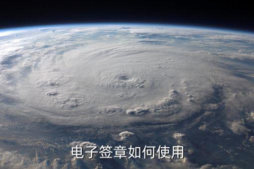 電子稅務(wù)局如何上傳電子印章，電子簽章如何使用