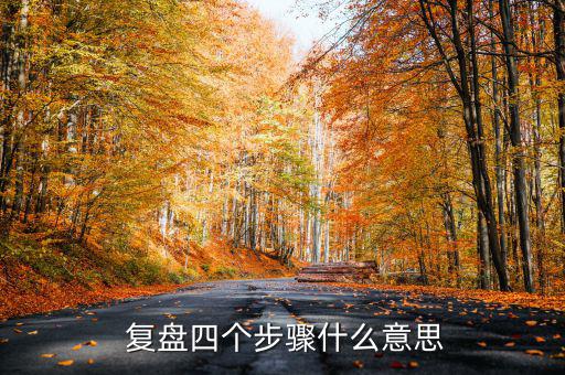  復(fù)盤四個(gè)步驟什么意思