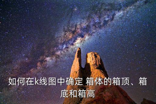 如何在k線圖中確定 箱體的箱頂、箱底和箱高