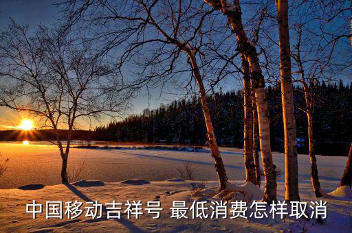 怎么關閉最低消費額,手機營銷活動必須達到承諾消費金額最低
