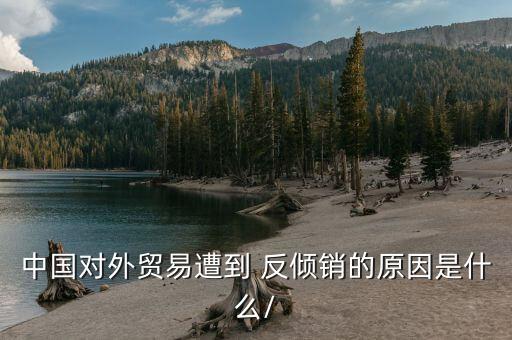 中國(guó)對(duì)外貿(mào)易遭到 反傾銷(xiāo)的原因是什么/