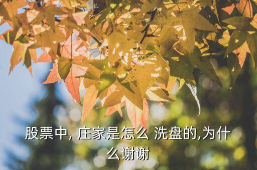 股票中, 莊家是怎么 洗盤(pán)的,為什么謝謝