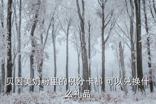 貝因美禮包是什么，貝因美積分換什么禮