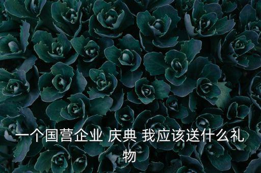 國企送禮什么，一個國營企業(yè) 慶典 我應(yīng)該送什么禮物