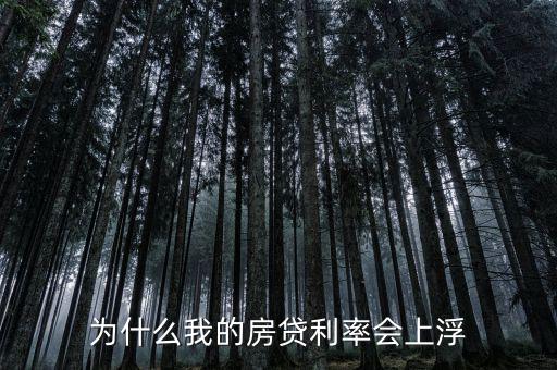 房貸為什么要上浮，為什么貸款利率要上浮