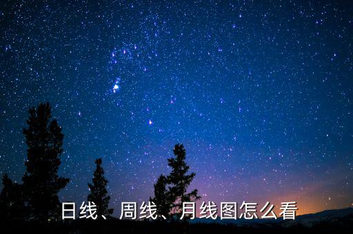  日線、周線、月線圖怎么看