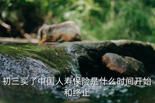 保險在什么時候會終止，初三買了中國人壽保險是什么時間開始和終止