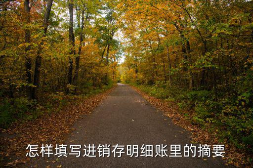購入存貨摘要是什么，如果是進(jìn)貨那么存貨分類帳上的摘要寫什么