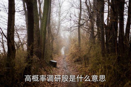 股票調(diào)研是什么意思，高概率調(diào)研股是什么意思
