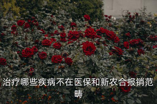 什么病不在醫(yī)保范圍，什么病不在報銷范圍