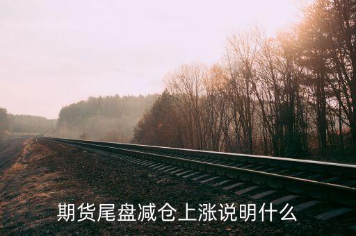 放量減倉(cāng)上漲代表什么，期貨尾盤減倉(cāng)上漲說(shuō)明什么