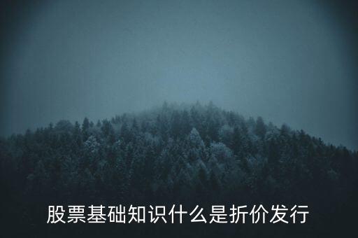 折價(jià)股什么意思，折價(jià)股和股息紅利是什么東東