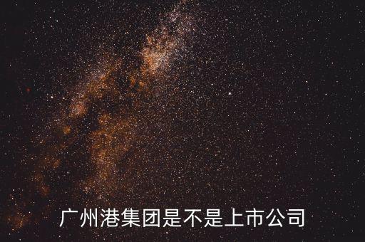 廣州港集團(tuán)什么時候上市，廣州港集團(tuán)是不是上市公司