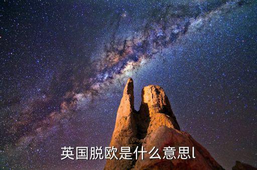 英國公投什么意思，英國脫歐是什么意思l
