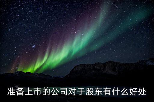 上市對大股東有什么好處，公司上市對股東的好處 第一大股東有什么好處