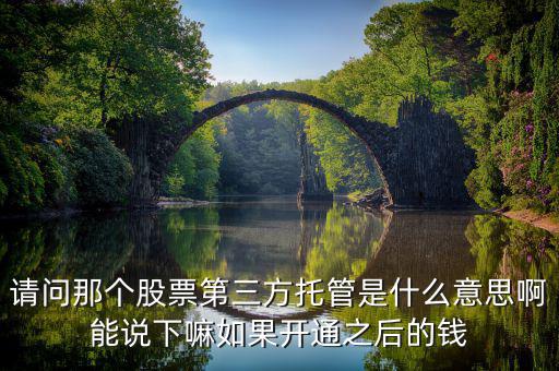 股票托管轉(zhuǎn)入是什么意思，托管轉(zhuǎn)出是什么意思
