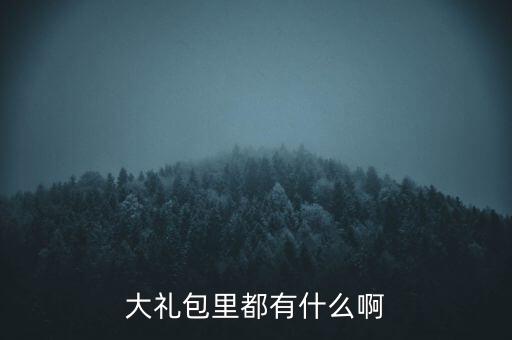 雙匯大禮包中有什么，大禮包里都有什么啊