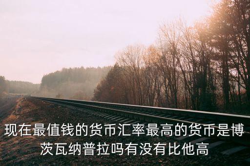博茨瓦納普拉貨幣為什么這么貴，現(xiàn)在最值錢的貨幣匯率最高的貨幣是博茨瓦納普拉嗎有沒有比他高
