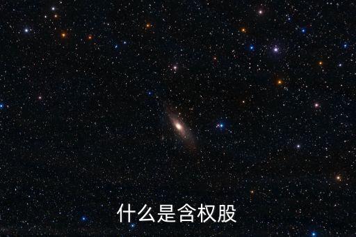 什么是含權(quán)股，請問什么叫含權(quán)的股票