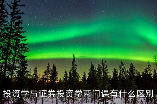 什么叫投資學(xué)，投資學(xué)是一門獨(dú)立的學(xué)科還是從屬于金融或經(jīng)濟(jì)學(xué)