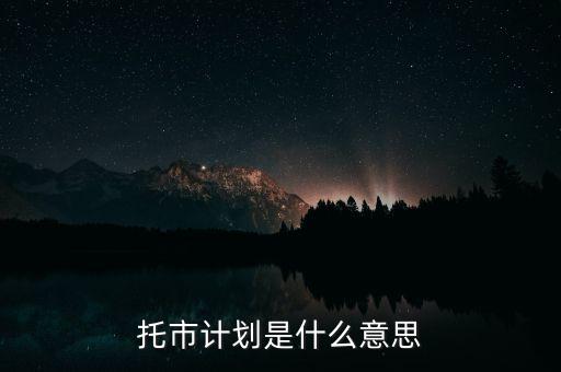 托市糧什么意思，托市計劃是什么意思