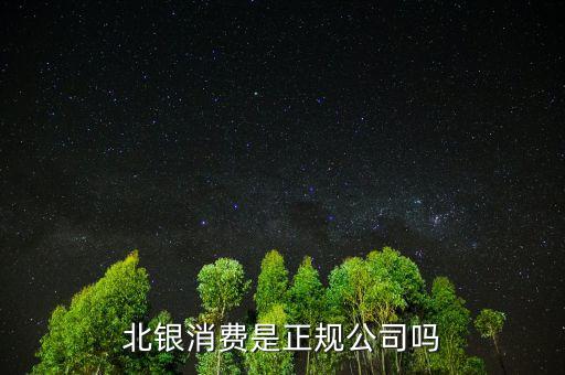 北銀和興宏什么關(guān)系，北銀消費是正規(guī)公司嗎