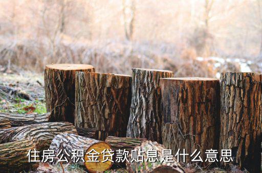 政采貸什么意思，住房公積金貸款貼息是什么意思