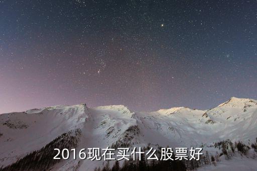 2016買什么概念股好，2016年底買什么股票好