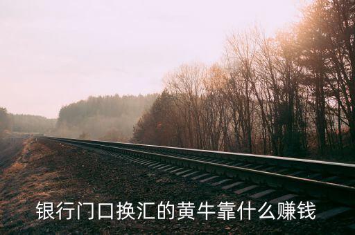 銀行門口換匯的黃?？渴裁促嶅X