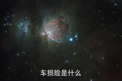 車(chē)損險(xiǎn)是什么