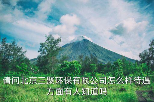 北京寶塔三聚是一家什么公司，請(qǐng)問(wèn)北京三聚環(huán)保有限公司怎么樣待遇方面有人知道嗎