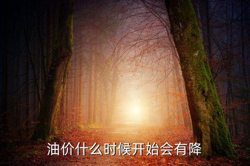 油價(jià)什么時(shí)候下跌，油價(jià)什么時(shí)候開始會(huì)有降