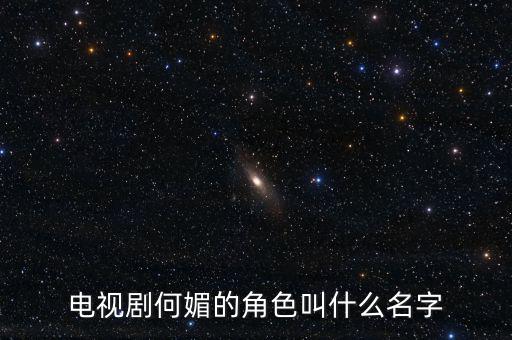 何媚與林騰蛟什么關系，電視劇何媚的角色叫什么名字