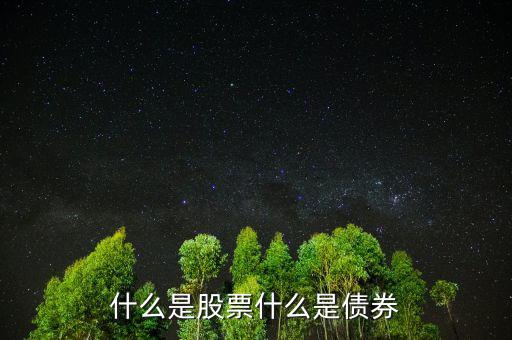股票債券是什么意思，股票和債券是什么用通俗的語言解釋并各舉一個(gè)列子說明