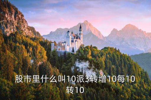 10送10派3是什么意思，10轉(zhuǎn)10派3是什么意思